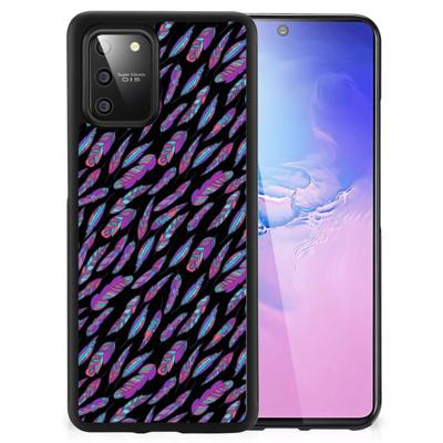 Samsung Galaxy S10 Lite Bumper Case Feathers Color Samsung Galaxy S10 Lite Bumper Case Feathers Color
