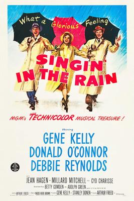 Poster - Singin in the Rain, 1952 , Gene Kelly, Originele Filmposter, Premium Print, Professioneel Fotopapier