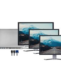 LogiLink UA0373 USB-C dockingstation Geschikt voor merk (dockingstation): Universeel USB-C Power Delivery, Geïntegreerde kaartlezer - thumbnail