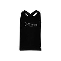 4PRESIDENT singlet Kat met printopdruk zwart/wit/zilver - thumbnail