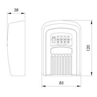Sleutelhanger IFAM G1 Aluminium - thumbnail