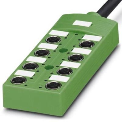 Phoenix Contact SACB-8/16-L-5,0PUR SCO 1517181 Passieve sensor/actorbox M12-verdeler met metalen schroefdraad 1 stuk(s)