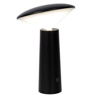 Lucide JIVE - Oplaadbare Tafellamp Binnen/Buiten - Accu/Batterij - Ø 13,7 cm - LED Dimb. - CCT - 1x3W 2800K/6500K - IP44 - Zwart - thumbnail