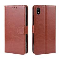 Retro Crazy Horse textuur horizontale Flip lederen case voor Xiaomi Redmi 7A met houder & card slots & Photo Frame (bruin) - thumbnail