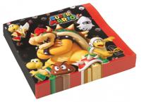 Super Mario servetten, 20st. - thumbnail