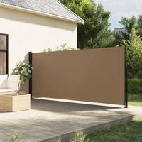 VidaXL Windscherm uittrekbaar 180x500 cm taupe - thumbnail