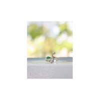 Zilveren Ring Groene Onyx met Parel - thumbnail