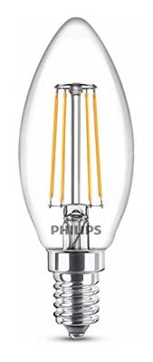 Philips LED 76307700 LED-lamp Energielabel F (A - G) E14 Kaars 4.3 W = 40 W Warmwit (Ø x l) 3.5 cm x 9.7 cm 1 stuk(s)