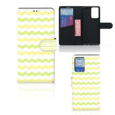 Xiaomi Redmi Note 10 Pro | Telefoon Hoesje | Waves Yellow Xiaomi Redmi Note 10 Pro | Telefoon Hoesje | Waves Yellow