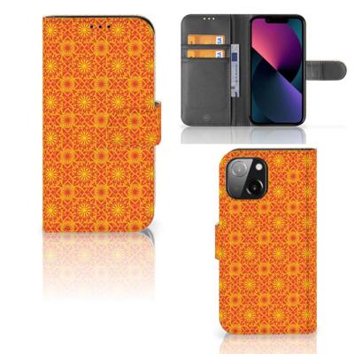iPhone 13 Mini | Telefoon Hoesje | Batik Oranje iPhone 13 Mini | Telefoon Hoesje | Batik Oranje