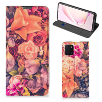 Samsung Galaxy Note 10 Lite Smart Cover Bosje Bloemen - thumbnail