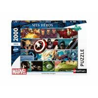 Puzzel van 2000 stukjes: The Force of the Avengers - Marvel - thumbnail