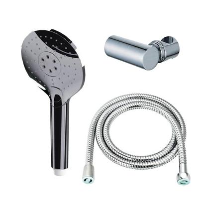 Fortifura Calvi Handdoucheset - Ø12 - rond - 3 straalsoorten - met houder - met anti twist slang - 150cm - chroom SW496814/SW720564/SW767373 Fortifura Calvi Handdoucheset - Ø12 - rond - 3 straalsoorten - met houder - met anti twist slang - 150cm - chroom SW496814/SW720564/SW767373