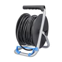 AS Schwabe 10211 Kabelhaspel 25.00 m Zwart Randaarde stekker - thumbnail