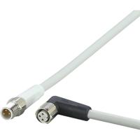 ifm Electronic EVF155 Verbindingskabel Aantal polen (sensoren): 3, 3 Stekker, recht, Bus, haaks 0.6 m 1 stuk(s) - thumbnail