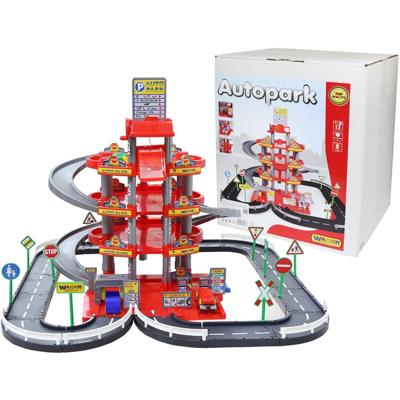 Wader parkeergarage met 4 etages 84.5x61x84.5 cm Wader parkeergarage met 4 etages 84.5x61x84.5 cm