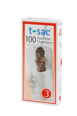 t-sac Theefilters No. 3 - voor 100 x acht koppen thee