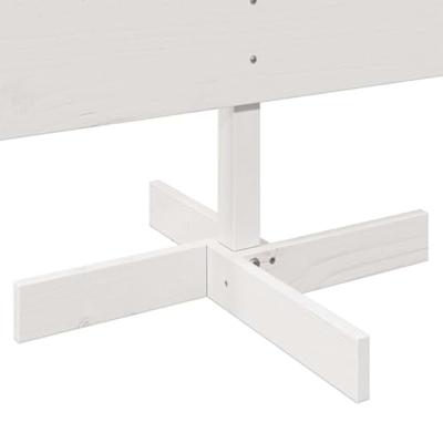 Kerstdecoratie kerstboom 150 cm massief grenenhout wit Kerstdecoratie kerstboom 150 cm massief grenenhout wit