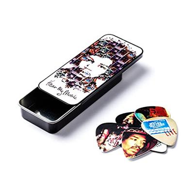 Dunlop JH-PT07M Jimi Hendrix Hear My Music doosje plectrums Dunlop JH-PT07M Jimi Hendrix Hear My Music doosje plectrums