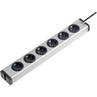 Ehmann 0600x00062031 Stekkerdoos 6-voudig Aluminium Randaarde stekker 1 stuk(s) - thumbnail