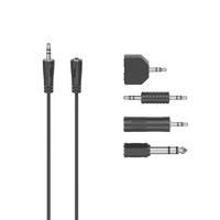 Hama Jack-aansluitset, 2,5 m Mini jack kabel Zwart - thumbnail