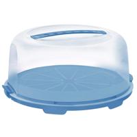 Rotho fresh taartdoos 34.5x35.5x16.5 cm horizon blauw/transparant - thumbnail