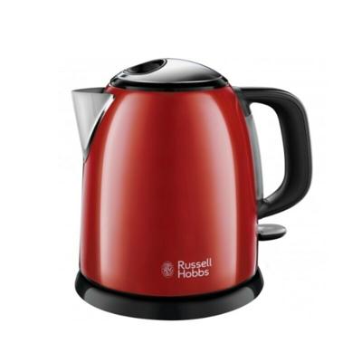Waterkoker Russell Hobbs 24992-70 1 L 2400W Rood Roestvrij staal Plastic/Roestvrij staal 2400 W 1 L - thumbnail
