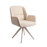Jesper Home Draaibare Eetkamerstoel 'Myoko' Turn Beige, kleur Sandy Hill - thumbnail
