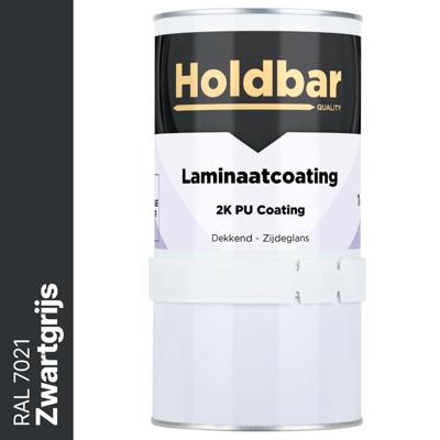Holdbar Laminaatcoating Zwartgrijs (RAL 7021) 1 Kg
