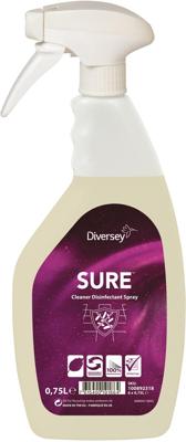 Diversey desinfecteermiddel Sure, flacon van 750 ml Diversey desinfecteermiddel Sure, flacon van 750 ml
