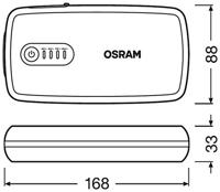 Osram Automotive Snelstartsysteem BATTERYstart 300 OBSL300 Starthulpstroom=300 A 2x USB-contact - thumbnail