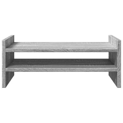 VidaXL Monitorstandaard 50x27x20 cm bewerkt hout grijs sonoma eiken VidaXL Monitorstandaard 50x27x20 cm bewerkt hout grijs sonoma eiken