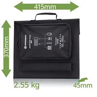 BRESSER Mobiele zonnelader 60 watt met USB- en DC-aansluiting - thumbnail