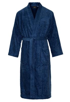 Kimono badstof katoen - donkerblauw -l/xl