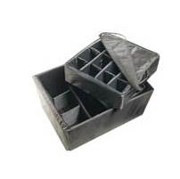 Peli 1635 Gevoerde Vakverdelers, Origineel Accessoire Voor Peli-Beschermingskoffer, Compatibel Met Peli 1630, Kleur: Zwart