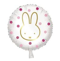 Folieballon Nijntje Roze (45cm) - thumbnail