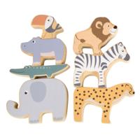 Small Foot - houten safaridieren balansspel, 7dlg. - thumbnail