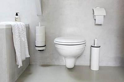Brabantia Profile Toiletrolhouder - 3 rollen - met beugel - matt black 483462 - thumbnail