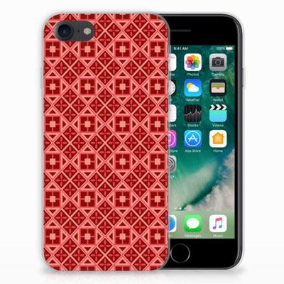 iPhone SE 2022 | SE 2020 | 8 | 7 | TPU bumper | Batik Rood