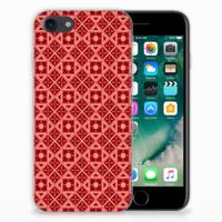 iPhone SE 2022 | SE 2020 | 8 | 7 | TPU bumper | Batik Rood - thumbnail