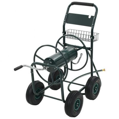 Tuinslangtrolley met 1/2" slangkoppeling 75 m staal