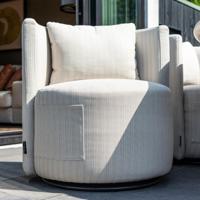 Richmond Outdoor Draaibare Eetkamerstoel 'Marlin' kleur Beige - thumbnail