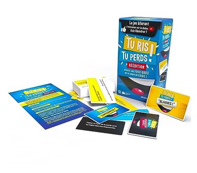 Je Lacht Je Verliest - Heruitgave - Bordspel - DUJARDIN - Neem deel aan een duel van rotte grappen zonder te lachen! Je Lacht Je Verliest - Heruitgave - Bordspel - DUJARDIN - Neem deel aan een duel van rotte grappen zonder te lachen!