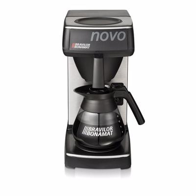 Bravilor Bonamat filterkoffieapparaat Novo met glazen koffiekan