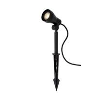 Lucide SPIKE - Tuinspot - Ø 6,5 cm - LED Dimb. - GU10 - 1x5W 3000K - IP54 - Zwart - thumbnail