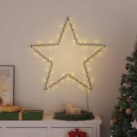 VidaXL Kerstverlichting ster silhouet 115 leds warm wit - thumbnail