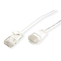 ROLINE UTP Data Center Patchkabel Cat.6A (Class EA), LSOH, extra dun, wit, 0,15 m - thumbnail
