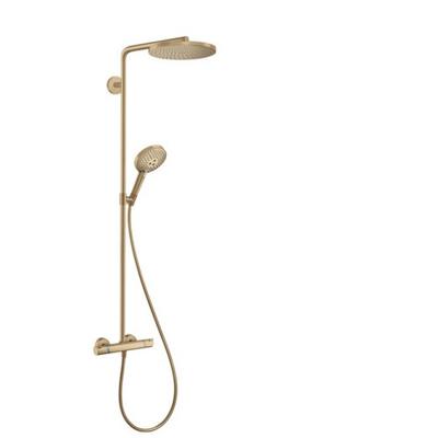 Doucheset HansGrohe Raindance Select S 240 1jet PowderRain Met Thermostaat Geborsteld Brushed Bronze