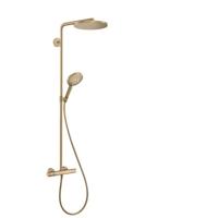 Doucheset HansGrohe Raindance Select S 240 1jet PowderRain Met Thermostaat Geborsteld Brushed Bronze - thumbnail