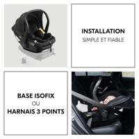 Autostoel - HAUCK - DRIVE N CARE - Groep 0+ - I-Size - Verkleiner - Zwart - thumbnail